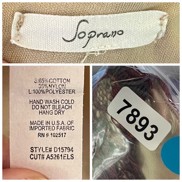 Soprano A-Line Lace Overlay Dress Sz 0 Burgundy Navy Scallop Hem Short Sleeve - Picture 10 of 11